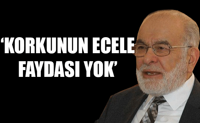 Karamollaoğlu'ndan AKP'ye flaş sözler: Bu millet sizi aşağı indirecek