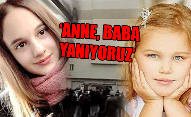 Alevlerin içerisinden mesaj attılar
