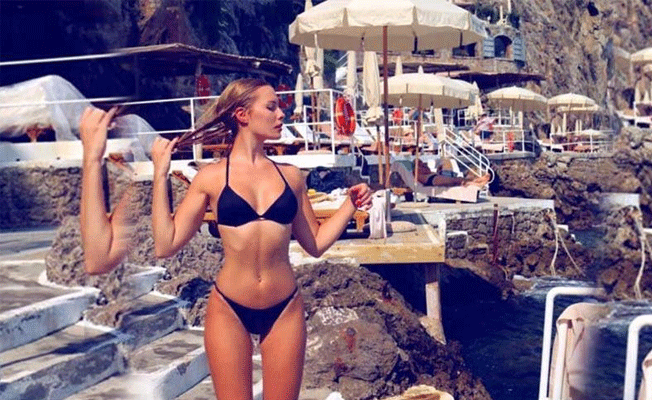 Serdar Ortaç'ın karısı Miami’de