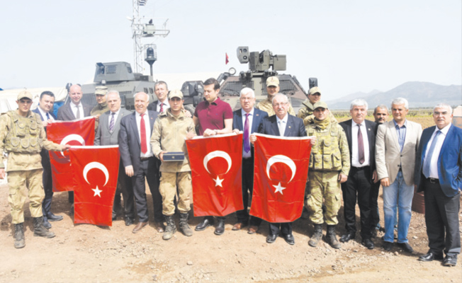 Tekirdağ belediye başkanları Afrin için sıfır noktasında