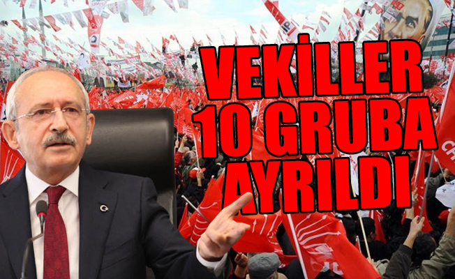 CHP lideri vekilleri dinleyecek