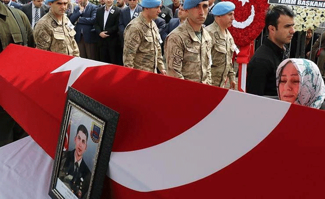 Amanos şehidi Samsun'da düzenlenen törenle son yolculuğuna uğurlandı