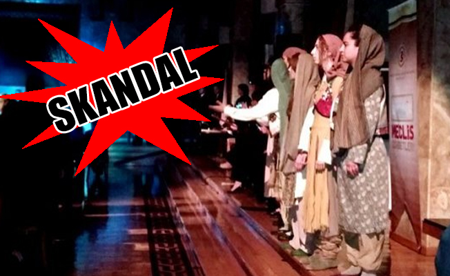 Meclis'te 'Kadınlar sahneye çıkmasın' krizi