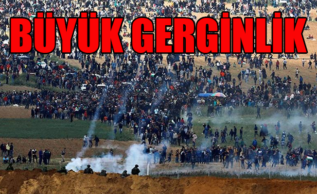 İsrail-Gazze sınırında büyük gerginlik: 7 ölü ve 500'den fazla yaralı var