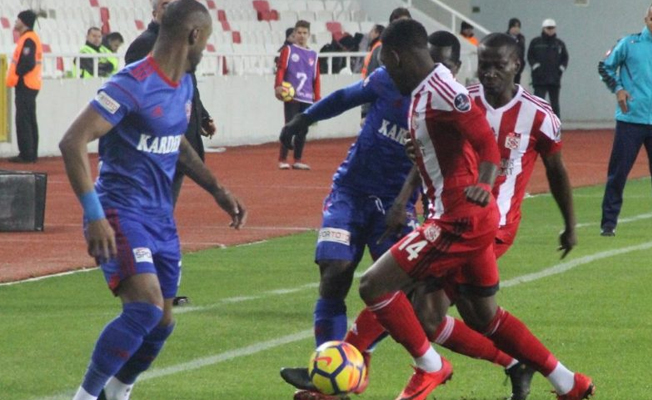 Sivasspor Kardemir Karabükspor'u 1-0 mağlup etti