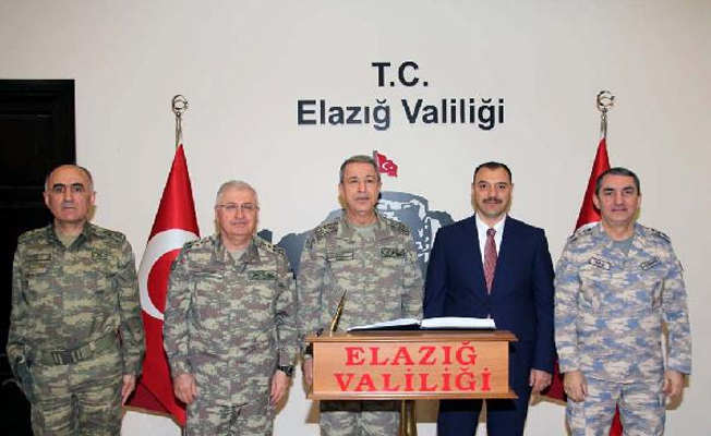 Genelkurmay Başkanı Orgeneral Akar Elazığ’da