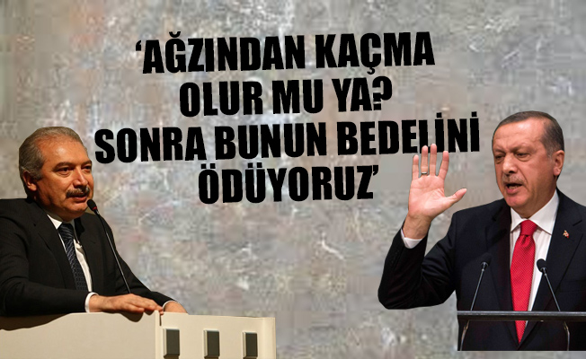 Erdoğan'dan Mevlüt Uysal'a fırça...