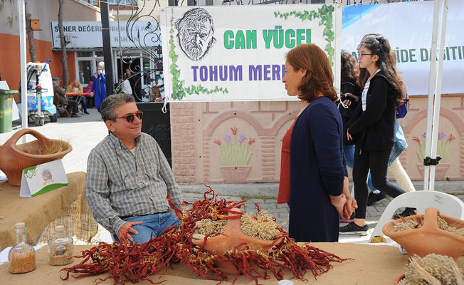 Seferihisar'da yüzbinlerce tohum takas edildi