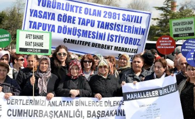 İBB önünde protesto eylemi: Bu yetkililer bizi şehir plancı yaptılar