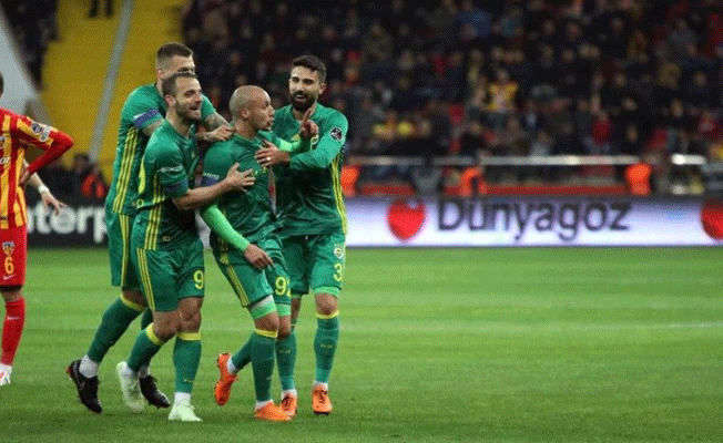 Fenerbahçe Kayserispor'u hezimete uğrattı: 5-0