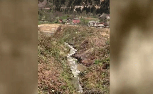 Murgul Eti Bakır tesislerinde atık su havuzunda sızıntı