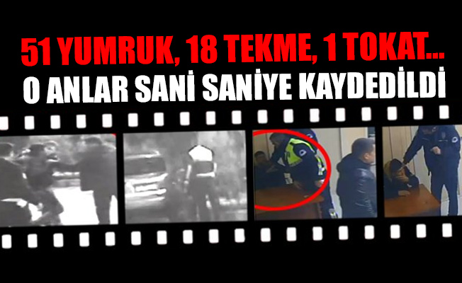 Elleri kelepçeli gence polisten öldüresiye dayak