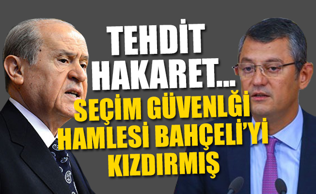 Bahçeli'den Özgür Özel'e sert sözler...