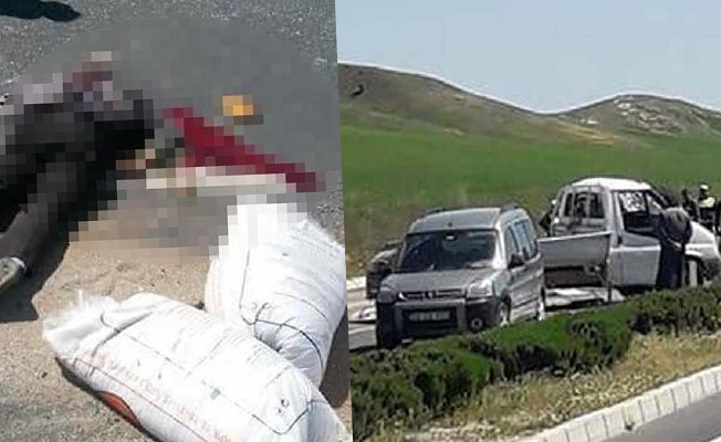 Lastiği patlayan kamyonet takla attı: 1 ölü, 2 yaralı