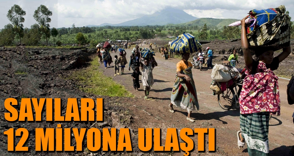 Afrikalı sığınmacıların sayısı 12 milyona ulaştı