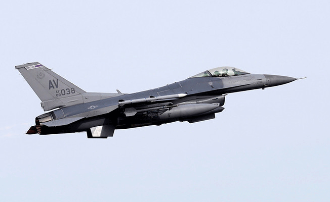 ABD'ye ait F-16 düştü!