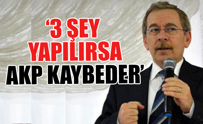 Abdüllatif Şener'dan adaylık açıklaması