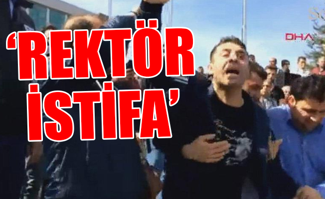Üniversite, katledilenler için tören düzenledi! Tören isyana dönüştü...