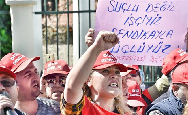 Yüzlerce 'kadrosuz' işçi eylemde!
