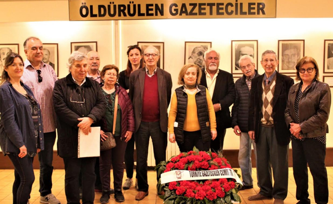 Türkiye Gazeteciler Cemiyeti, öldürülen 66 gazeteciyi andı