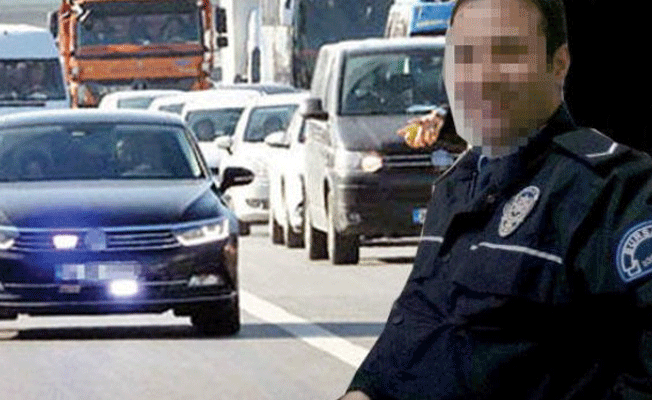 Çakarlı otomobili durdurunca açığa alınan polis hakkında flaş gelişme