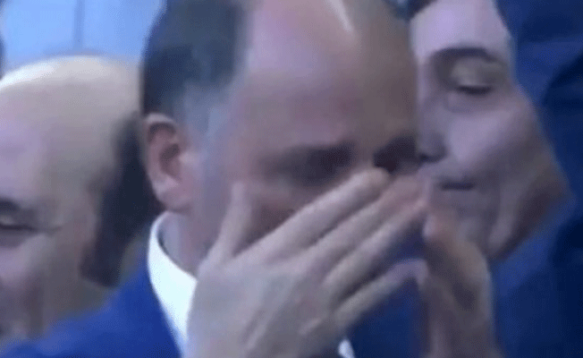 Trabzonspor Başkanı Muharrem Usta gözyaşlarıyla veda etti