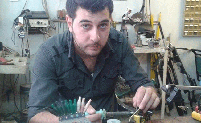 Suriyeli mucit elektromanyetik tüfek hazırladı