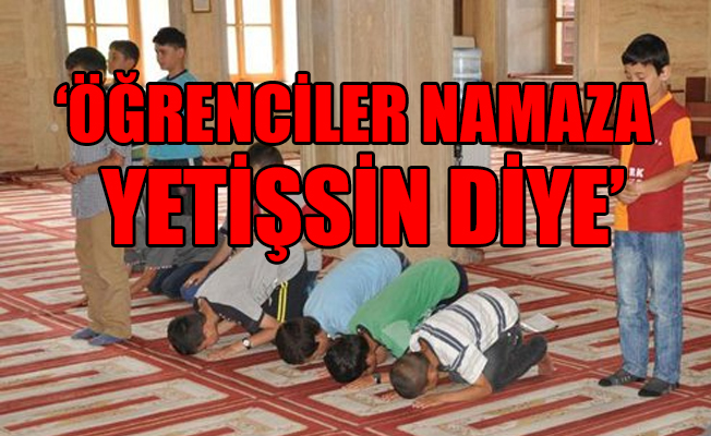 Finike'de okullara 'cuma namazı' düzenlemesi