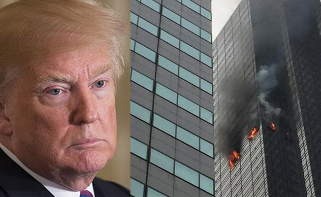 Trump’ın gökdeleninde yangın: Ölü ve yaralılar var
