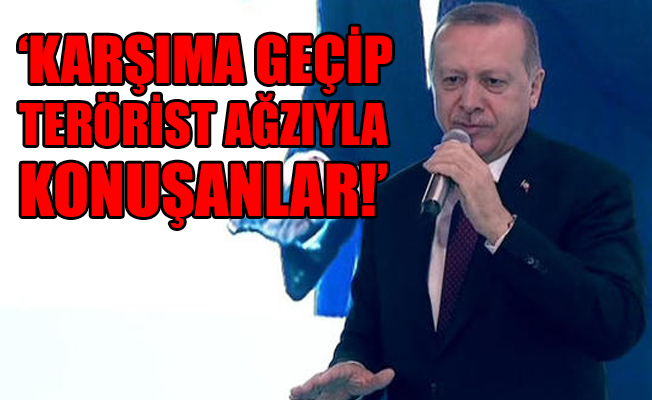 Cumhurbaşkanı Erdoğan 'Cehenneme kadar yolunuz var'