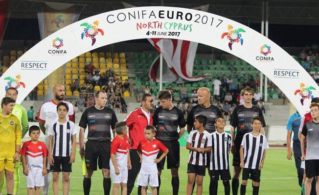 ‘Rumlar, KKTC’nin CONIFA 2018’e katılmasını engellemeye çalışıyor’ iddiası!