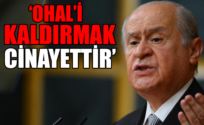 Devlet Bahçeli: Bu şerefsize gün yüzü gösterilmemeli