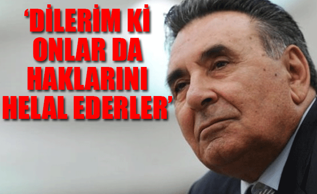 Aydın Doğan: Basın mensuplarına açtığım tüm manevi tazminat davalarından feragat ediyorum
