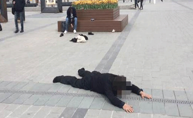 İstanbul'un göbeğinde ibretlik görüntü