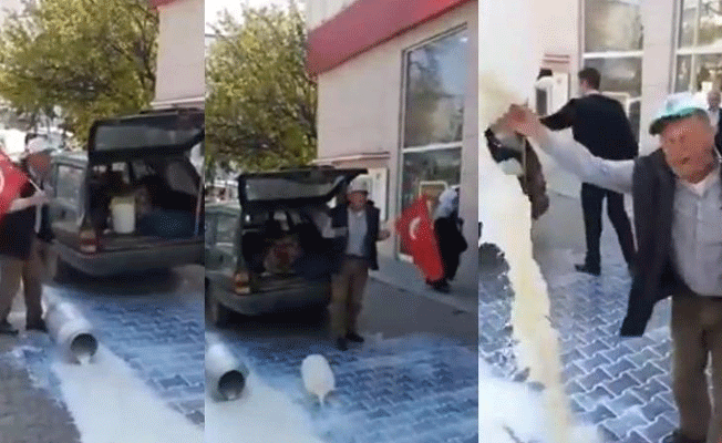 Haymana'daki süt üreticisi isyan etti: Perişan olduk