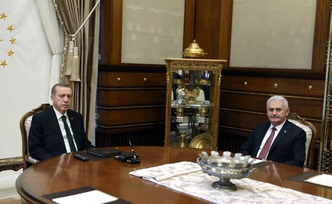 Erdoğan ile Yıldırım'dan Beylerbeyi Sarayı'nda sürpriz zirve