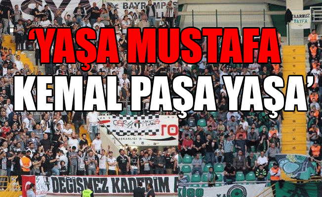 Akhisarspor Beşiktaş maçında tribünler İzmir Marşı ile inledi!