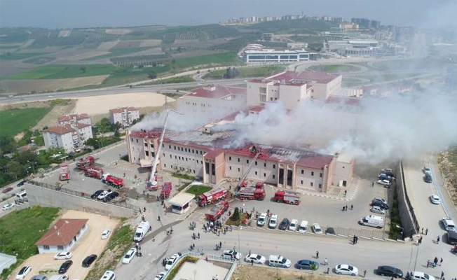 Hastanede korkutan yangın! Yürekler ağza geldi