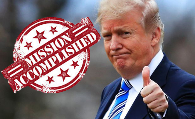 Trump'tan yeni bir tweet daha: Yeniden kullanması gerekiliyordu