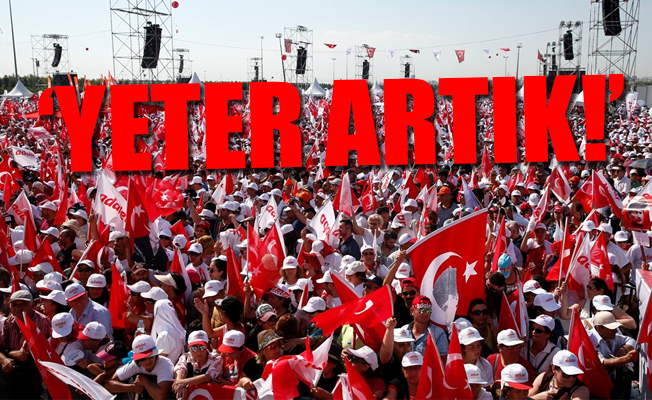 CHP Türk Bayrakları ile meydanlara çıkıyor...