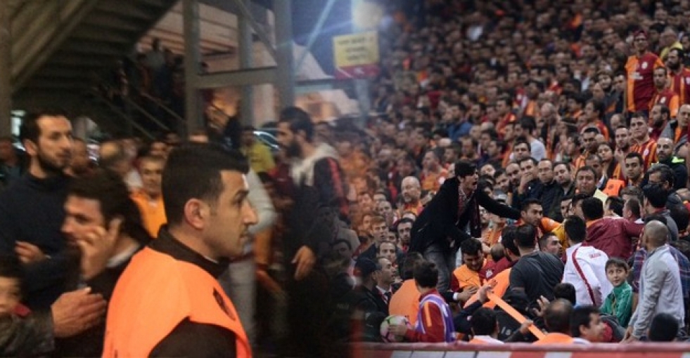 Galatasaray-Trabzonspor maçında olay!