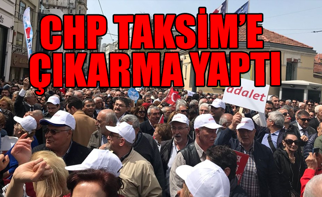 Taksim’de polis ablukası... Polis CHP'lilere izin vermiyor