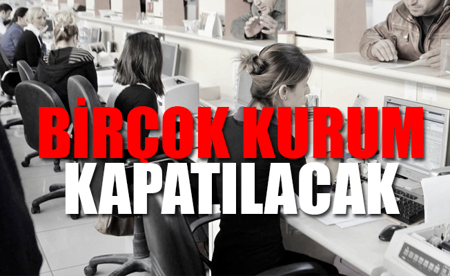 Bürokrasi sil baştan değişiyor...