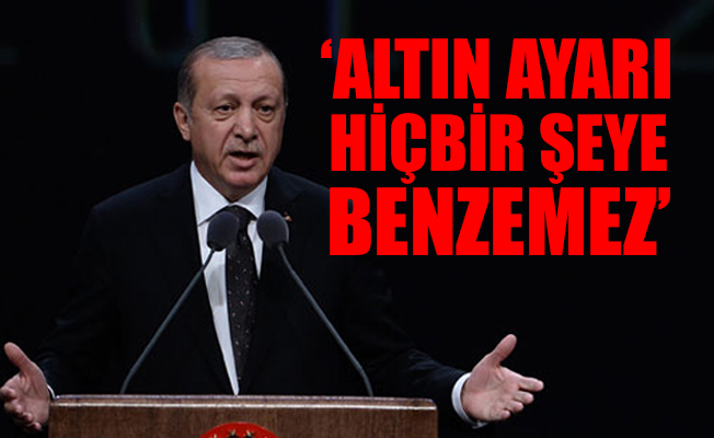 Cumhurbaşkanı Erdoğan'dan IMF'ye altın önerisi