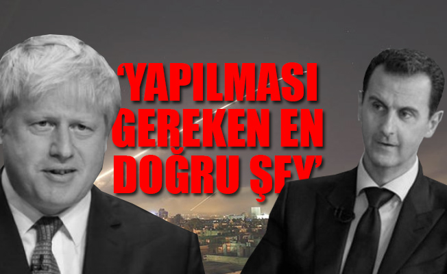 İngiltere'den flaş açıklama: Saldırılar Esad'ı ortadan kaldırmaya yönelik değil