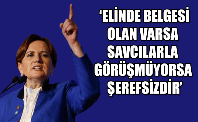 Akşener: Beni ve arkadaşlarımı FETÖ'cülükle suçladılar