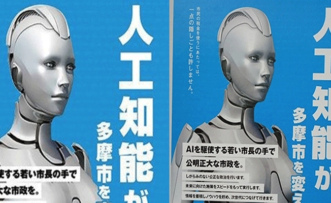 Yapay zeka destekli robot belediye başkanlığına aday