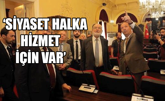 Saadet lideri Karamollaoğlu CHP'li belediyeyi ziyaret etti