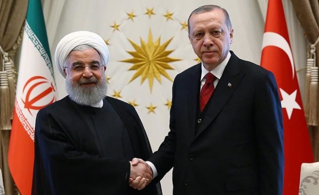 Cumhurbaşkanı Erdoğan, Ruhani ile görüştü