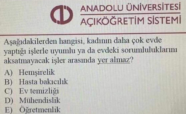 Tartışılan kadın sorusu için üniversiteden flaş açıklama
